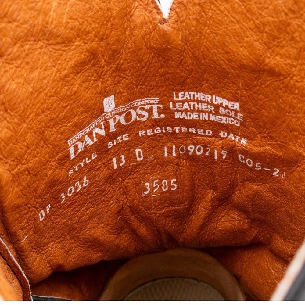 Dan Post Genuine Python Boots 13d - image 7